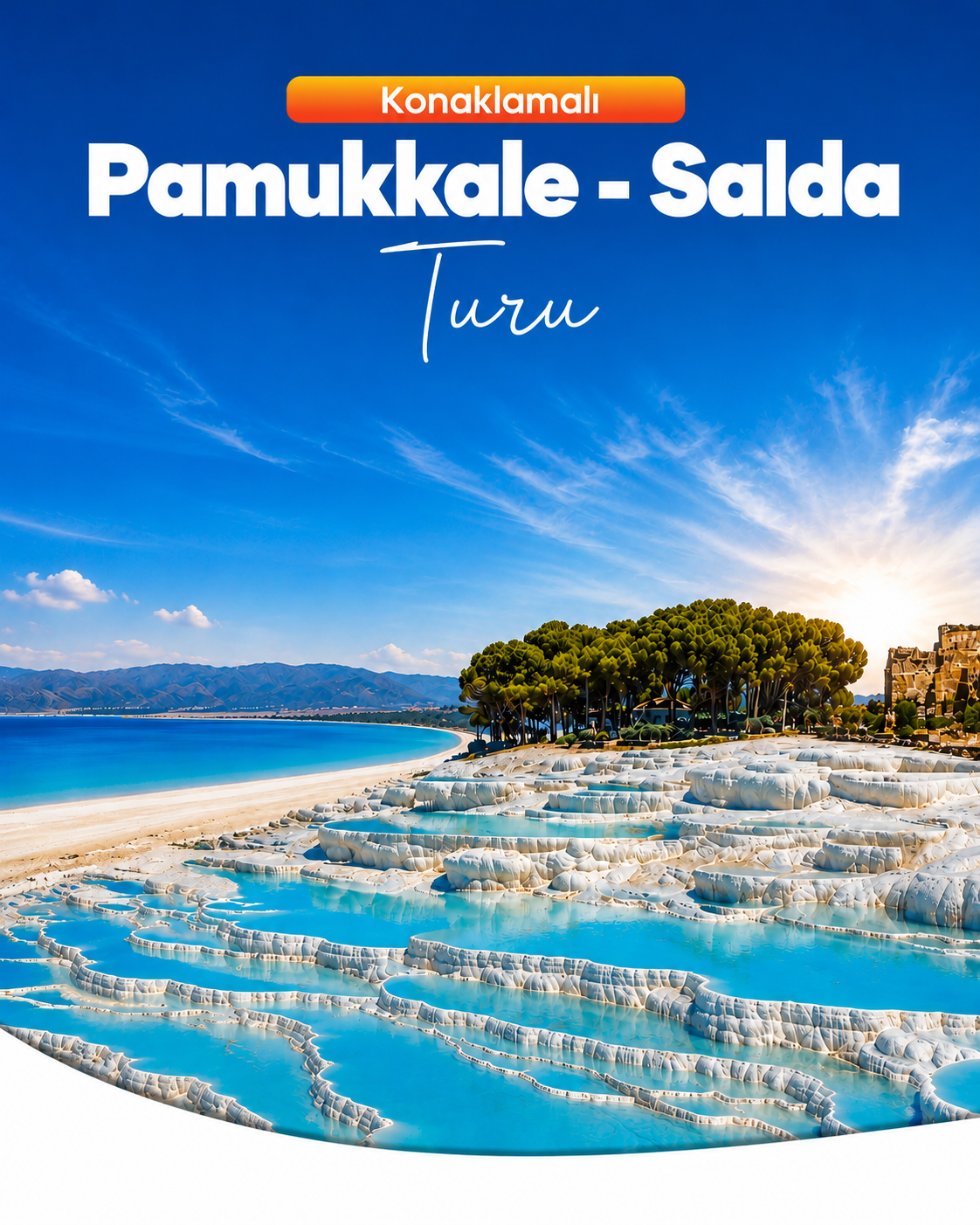 PAMUKKALE-SALDA GÖLÜ-LAVANTA BAHÇELERİ